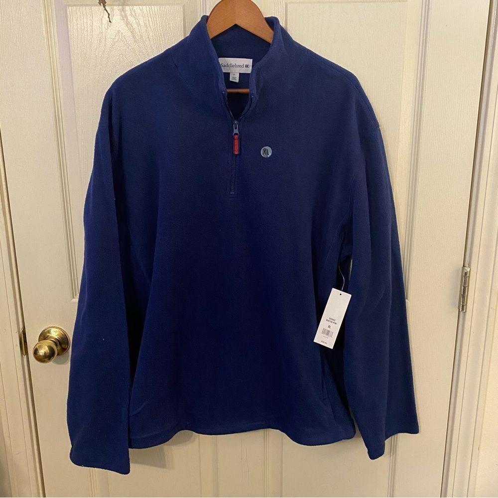 Saddlebred Men's Blue Pullover Fleece